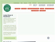 Tablet Screenshot of americangrassfed.org